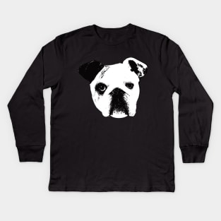 English Bulldog Kids Long Sleeve T-Shirt